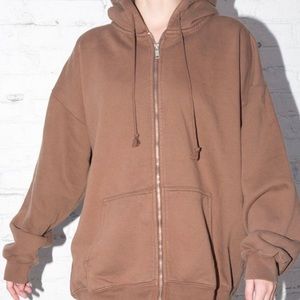 Brown oversized Christy hoodie